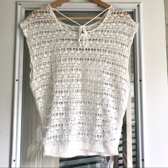 Crochet Knit Boho Top - Picture 3 of 5